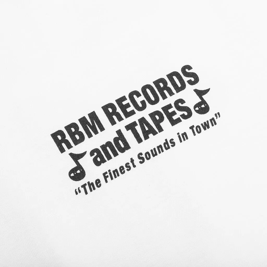 Records And Tapes L/S Tee - White