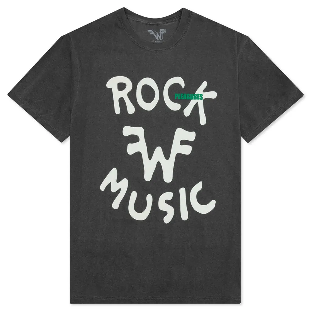 Rock Washed T-Shirt - Black