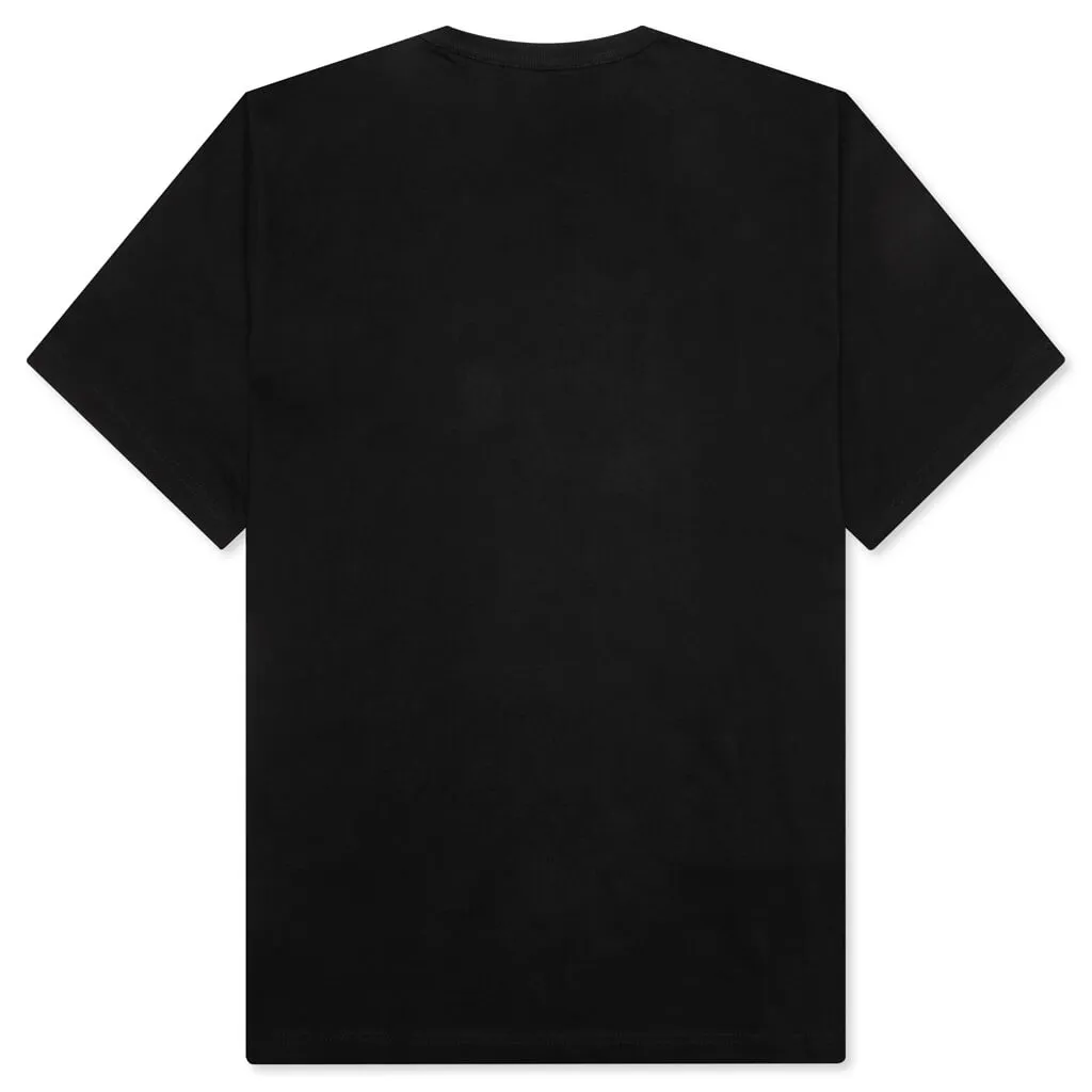 Scribbled Cowboy Logo Tee - Black