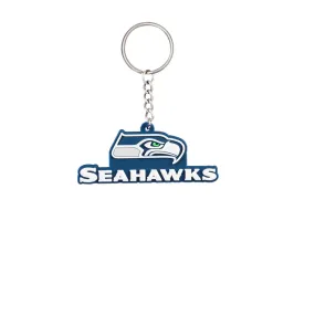 Seattle Seahawks Rubber Keychain