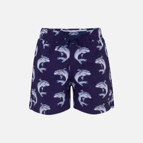 Sharks - Kid's Swim Shorts