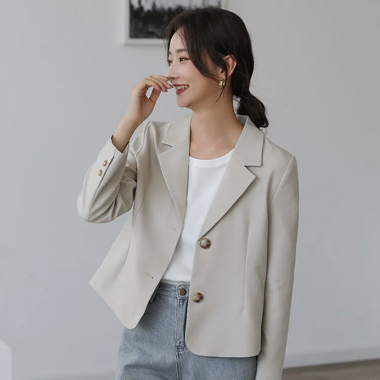 Short Single-Breasted Blazer