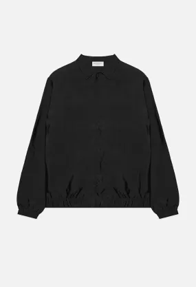 Silk Coach's Shirt / Black