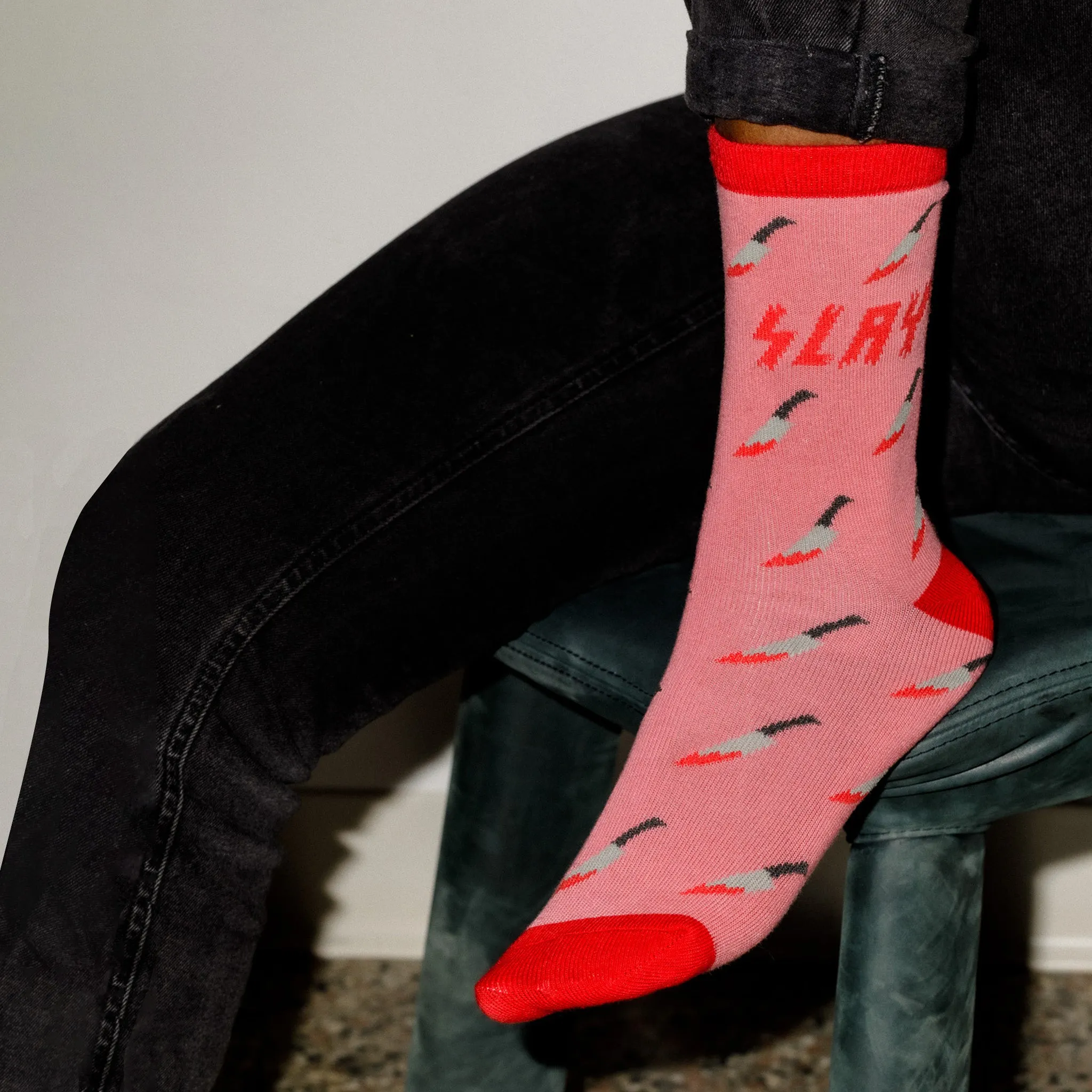 Slay Dagger Crew Socks