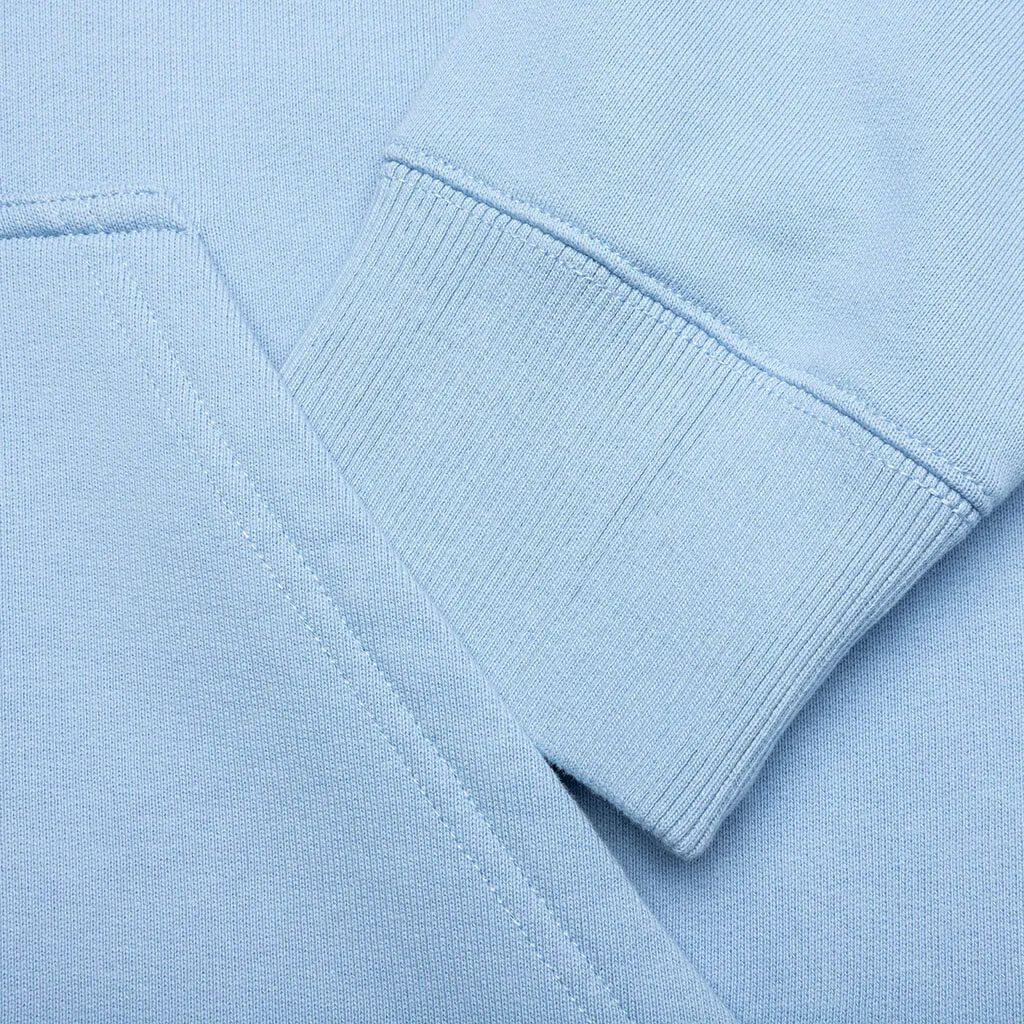 Slim Fit Hoodie - Light Blue