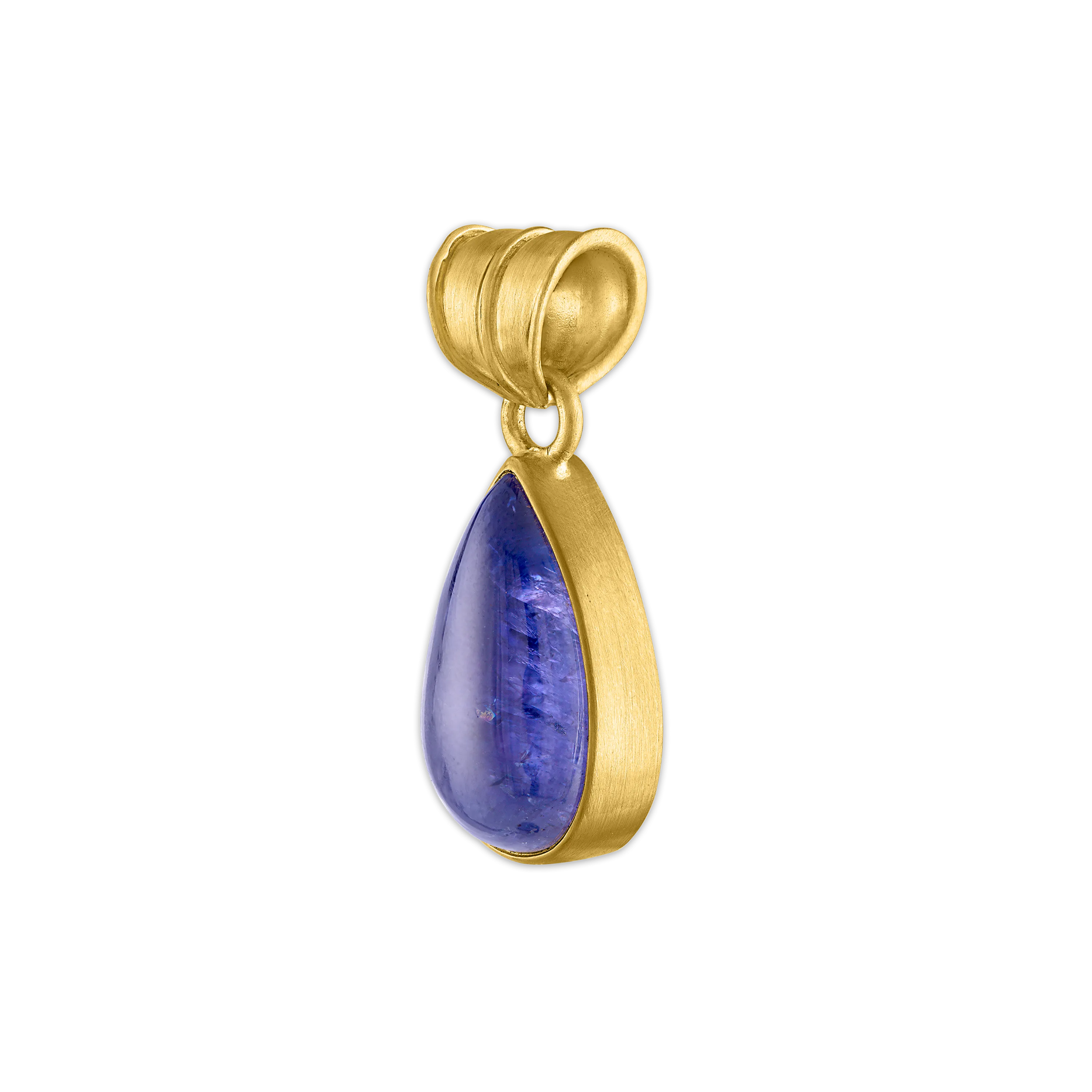 Small Tanzanite Tear Pendant