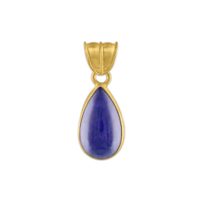 Small Tanzanite Tear Pendant