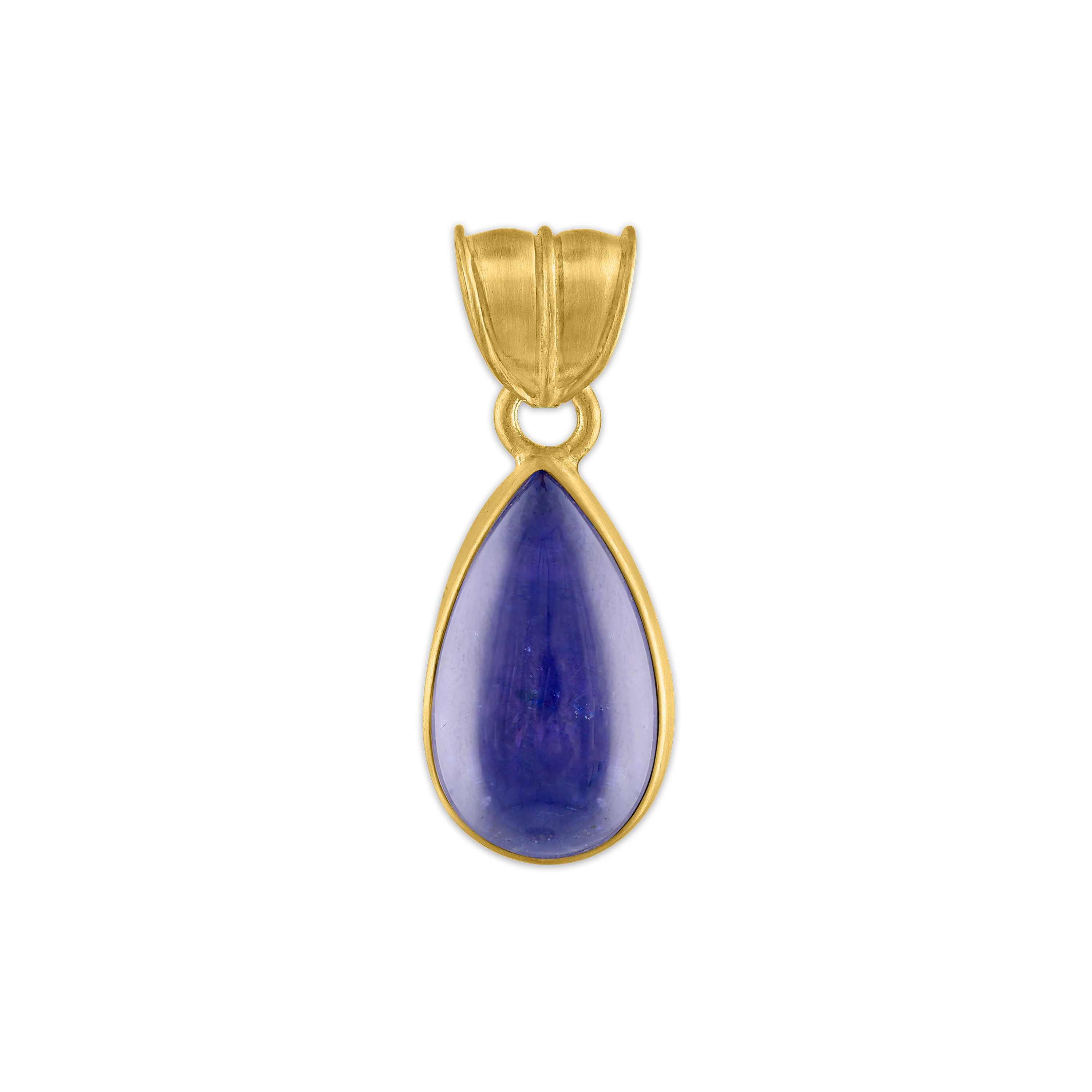 Small Tanzanite Tear Pendant