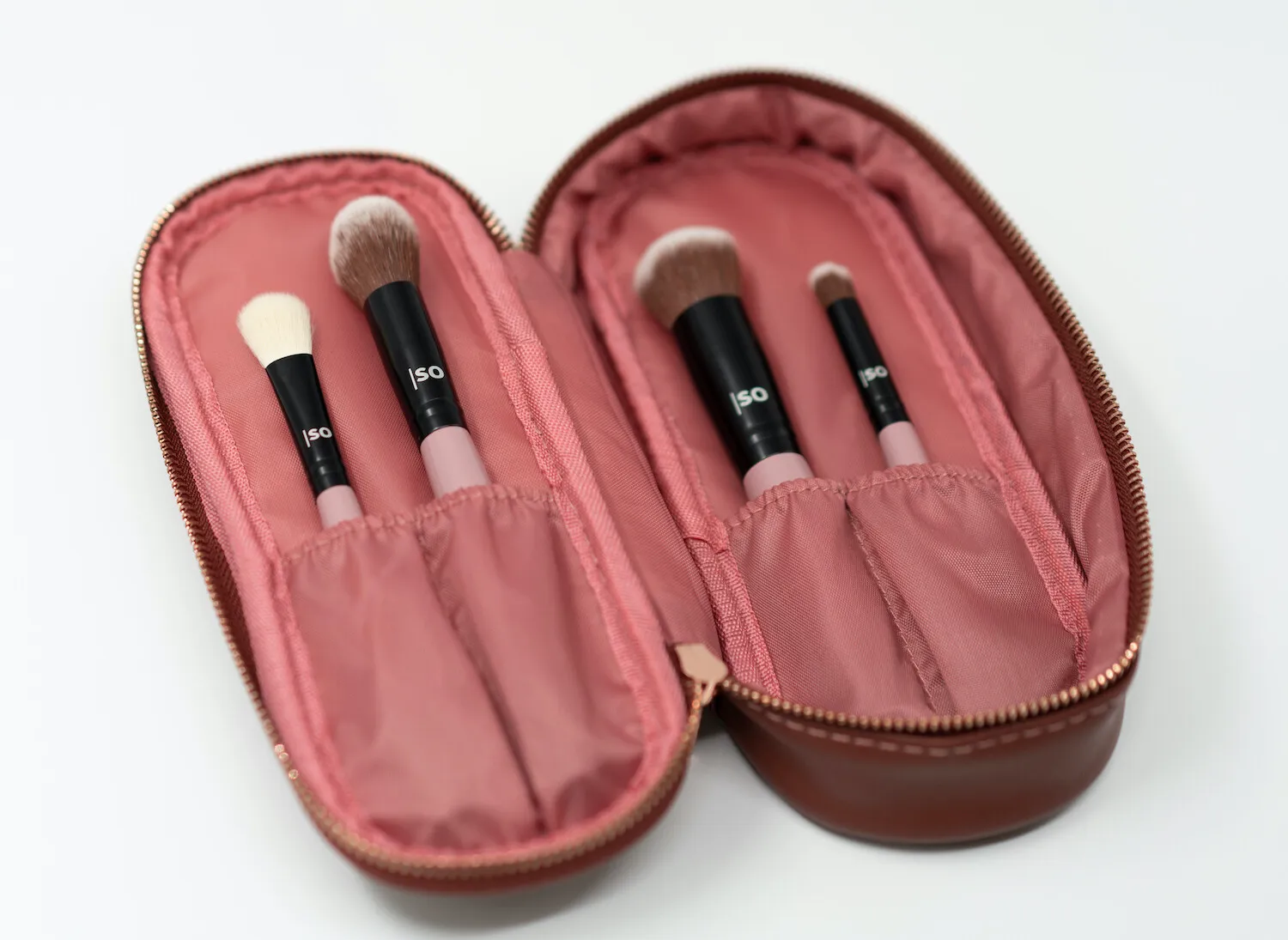 So Beauty Stuff "So Base" Luxury Vegan & Cruelty Free 4pc Makeup Brush Set - GIFT BOXED