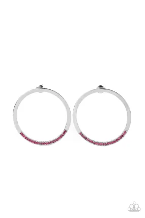 Spot On Opulence Pink-Earrings