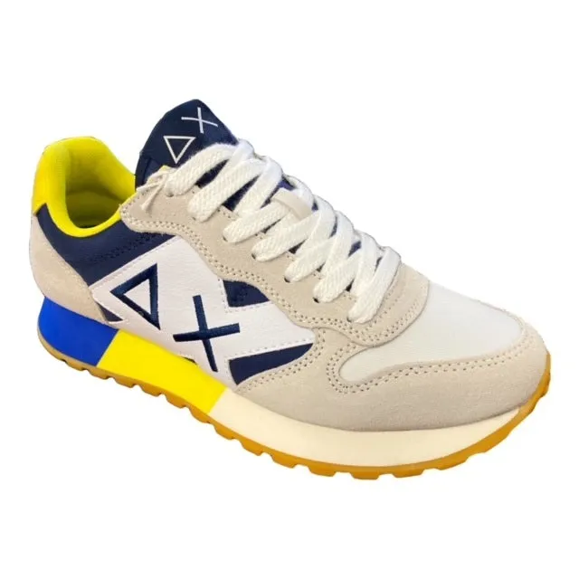 Sun68 Jaki Tricolors men's shoe Z32111 0107 white-navy blue