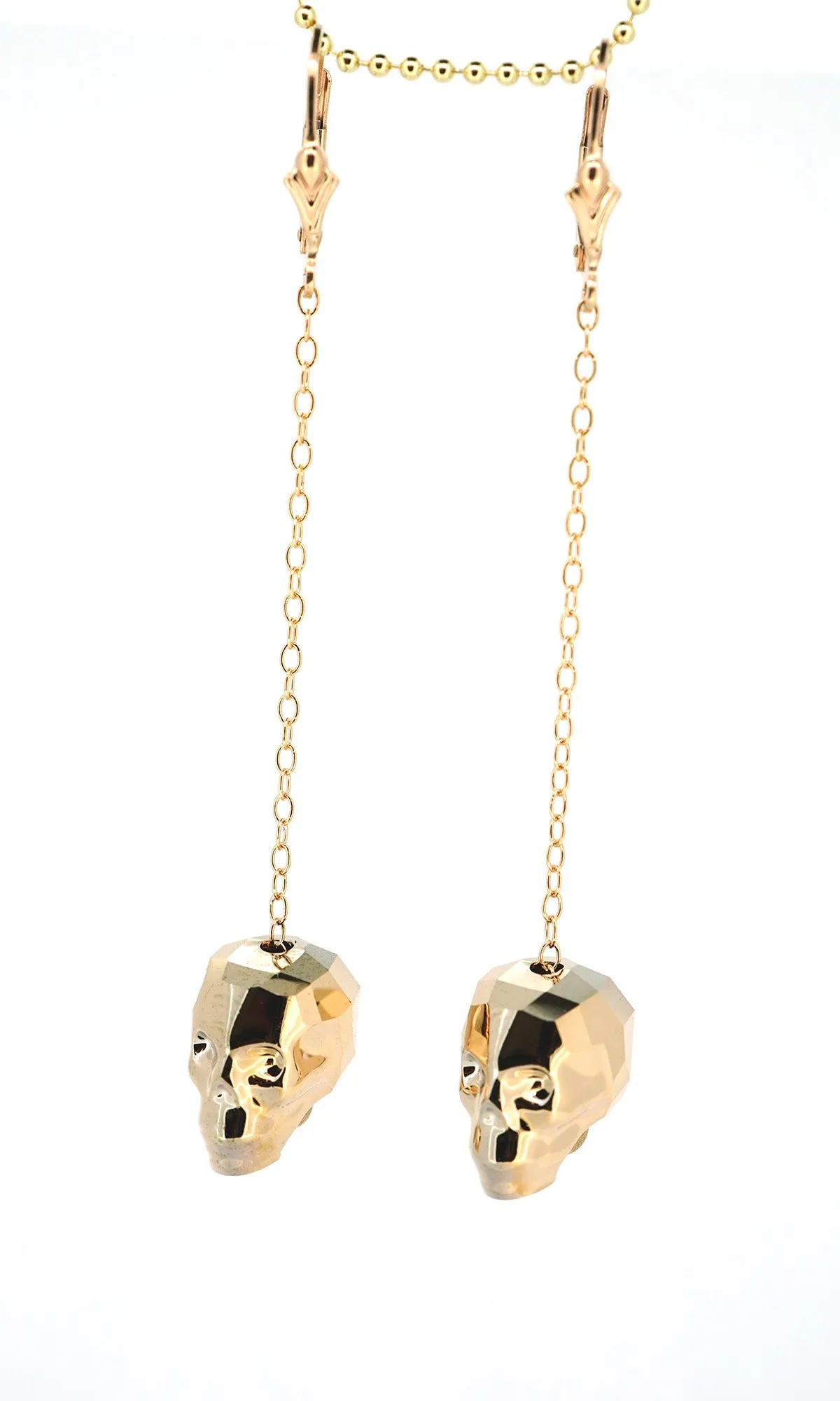 Swarovski Skull Gem Earrings