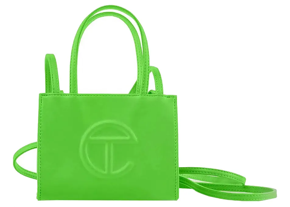 Telfar Shopping Bag Small Highlighter Green