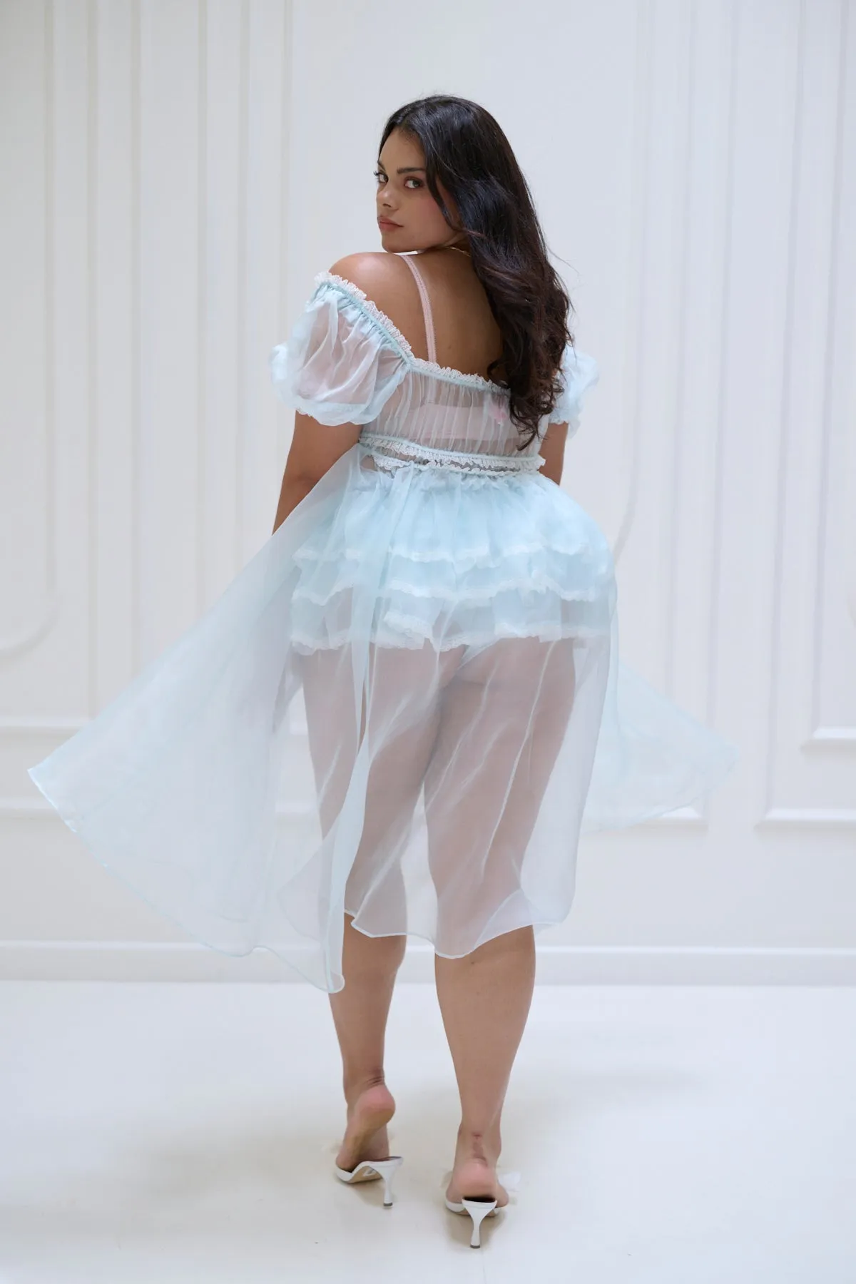 The Baby Blue Boudoir Dress