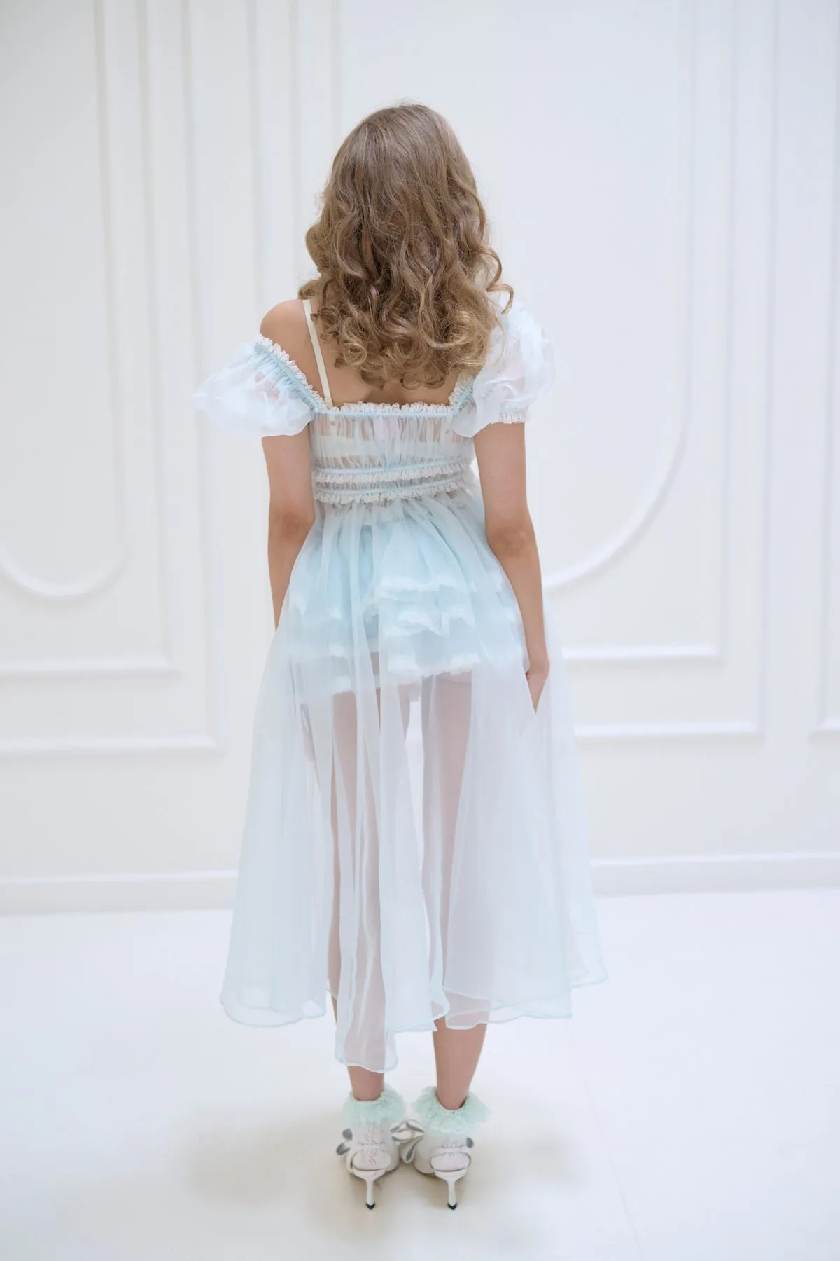 The Baby Blue Boudoir Dress