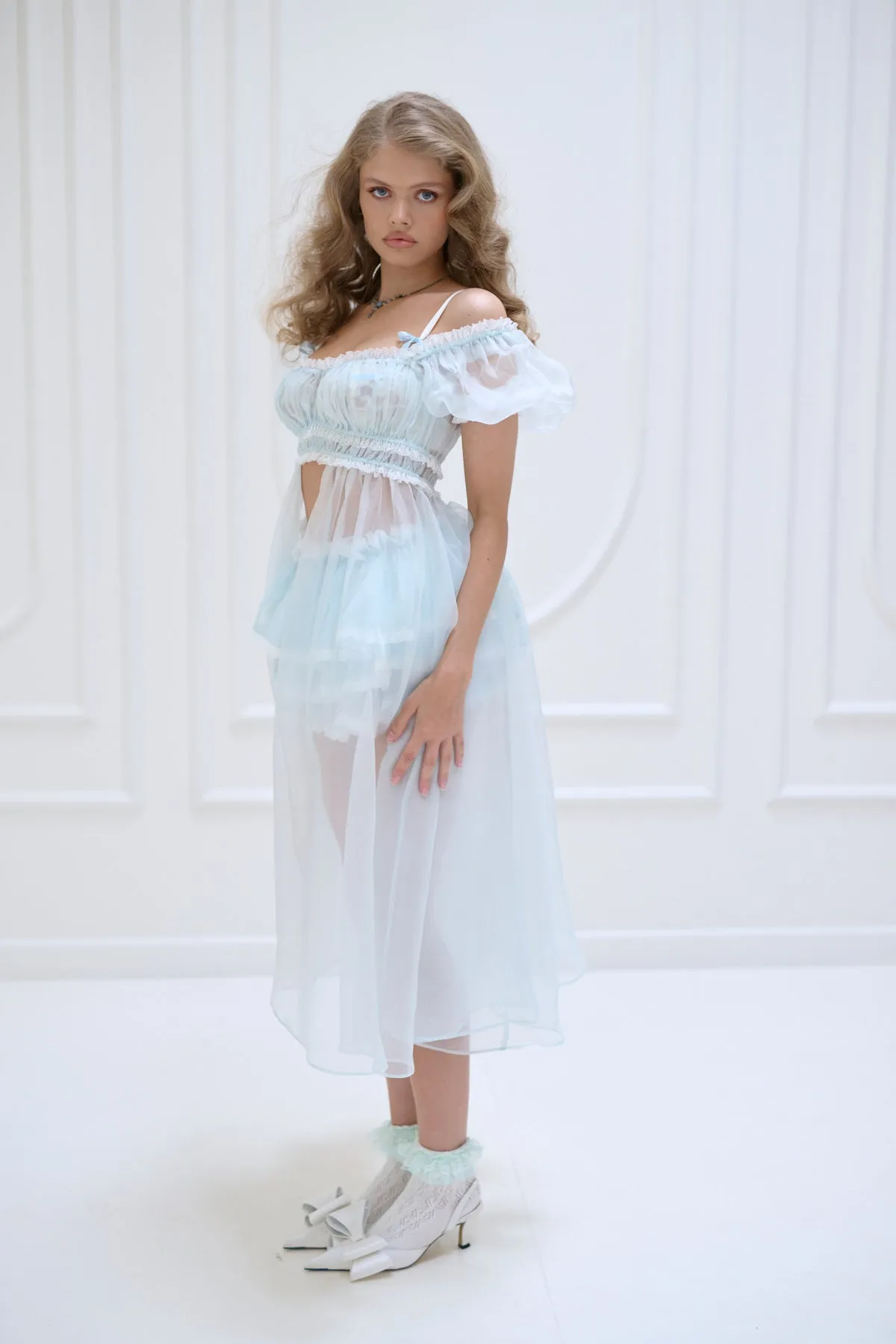 The Baby Blue Boudoir Dress