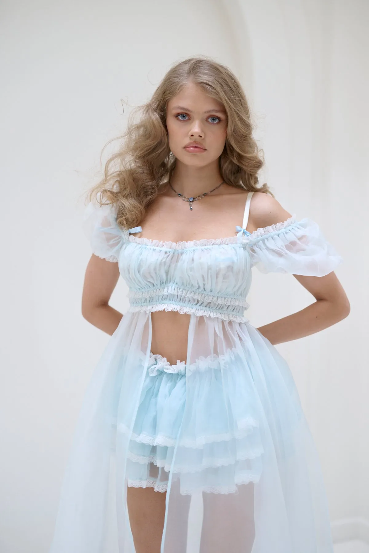 The Baby Blue Boudoir Dress