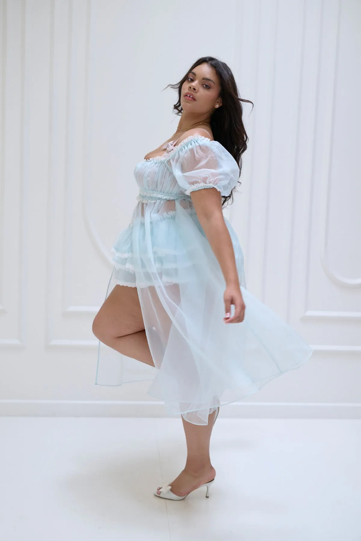 The Baby Blue Boudoir Dress