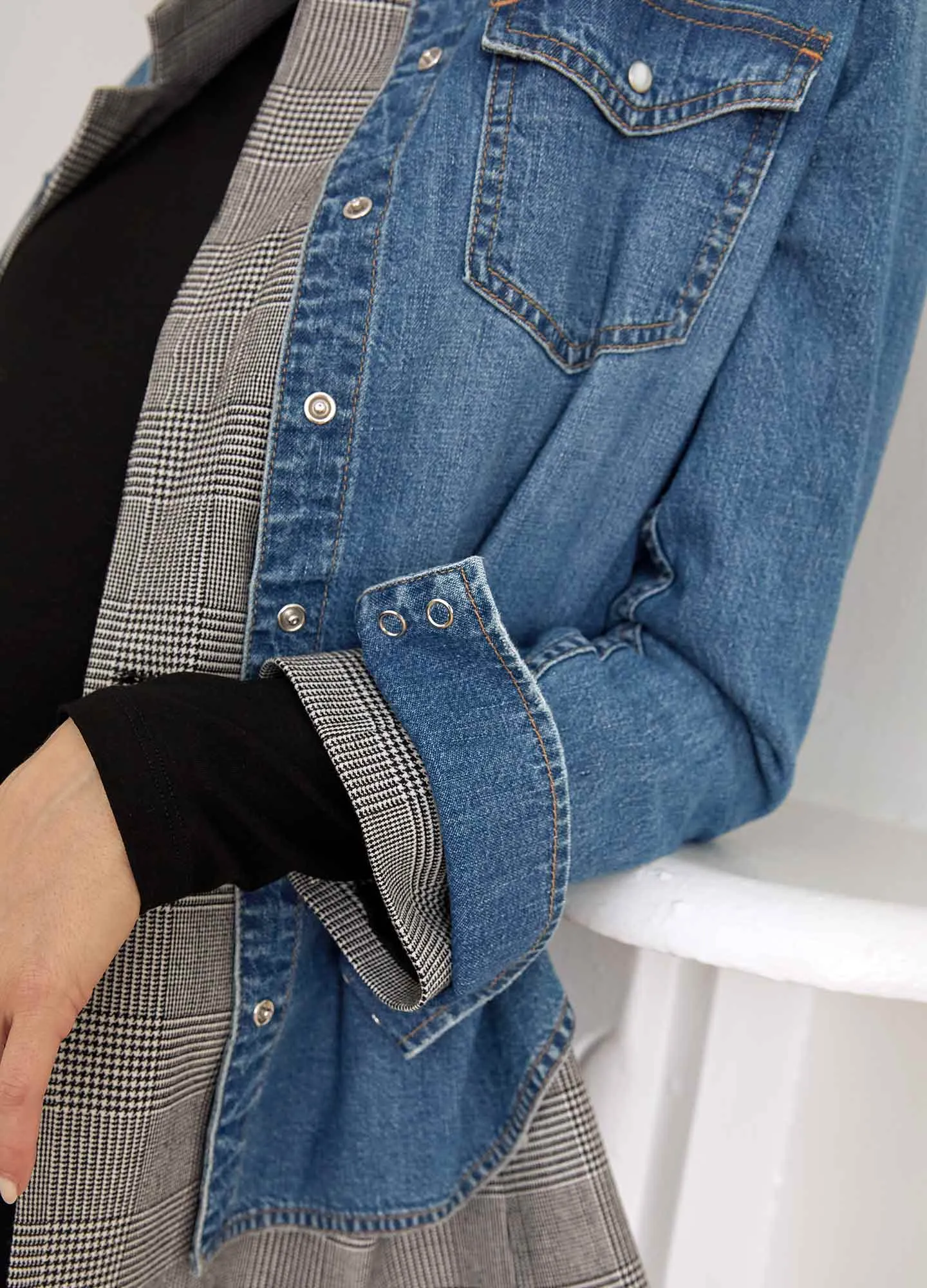 The Denim Maternity Shirt