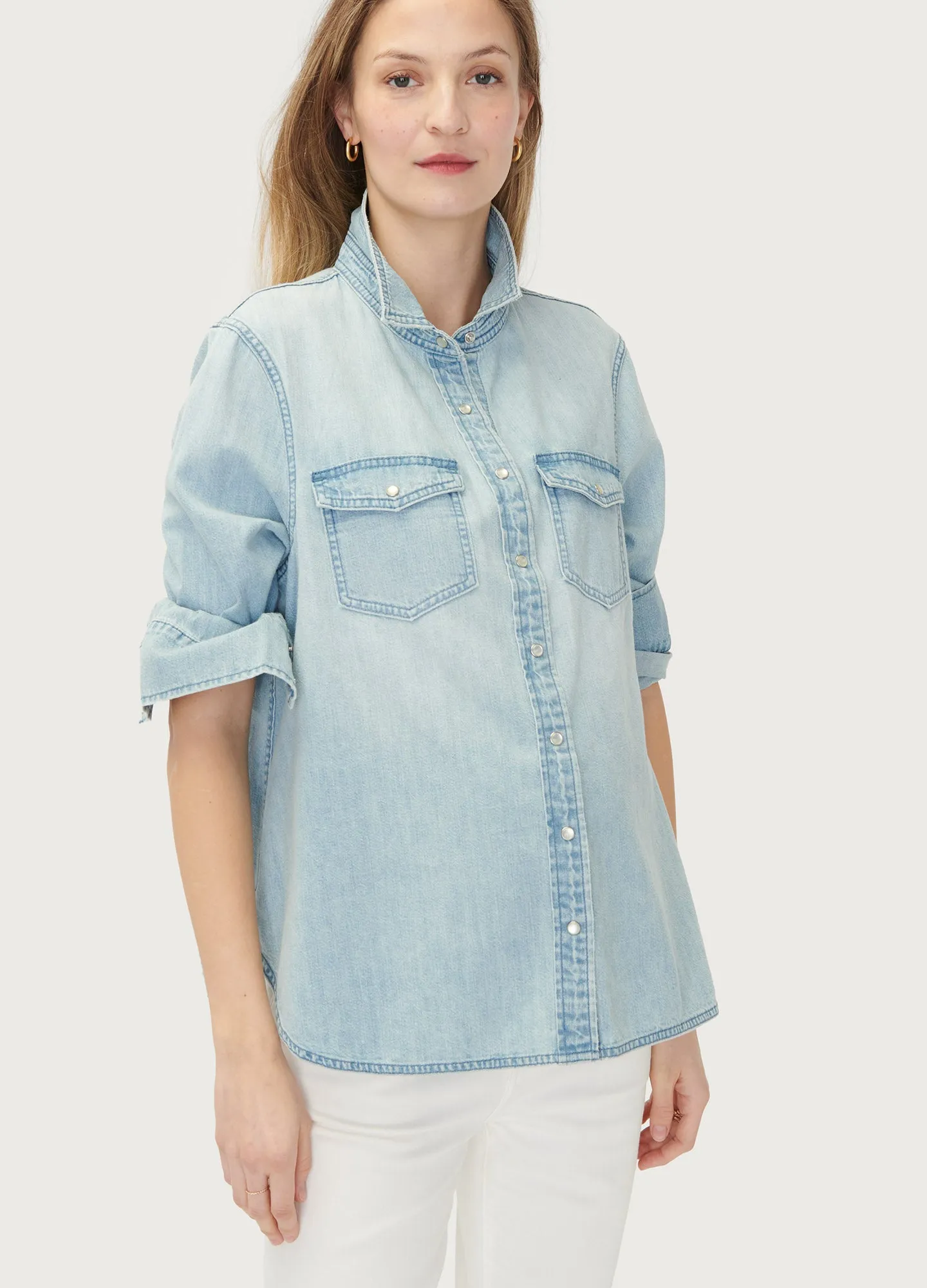 The Denim Maternity Shirt