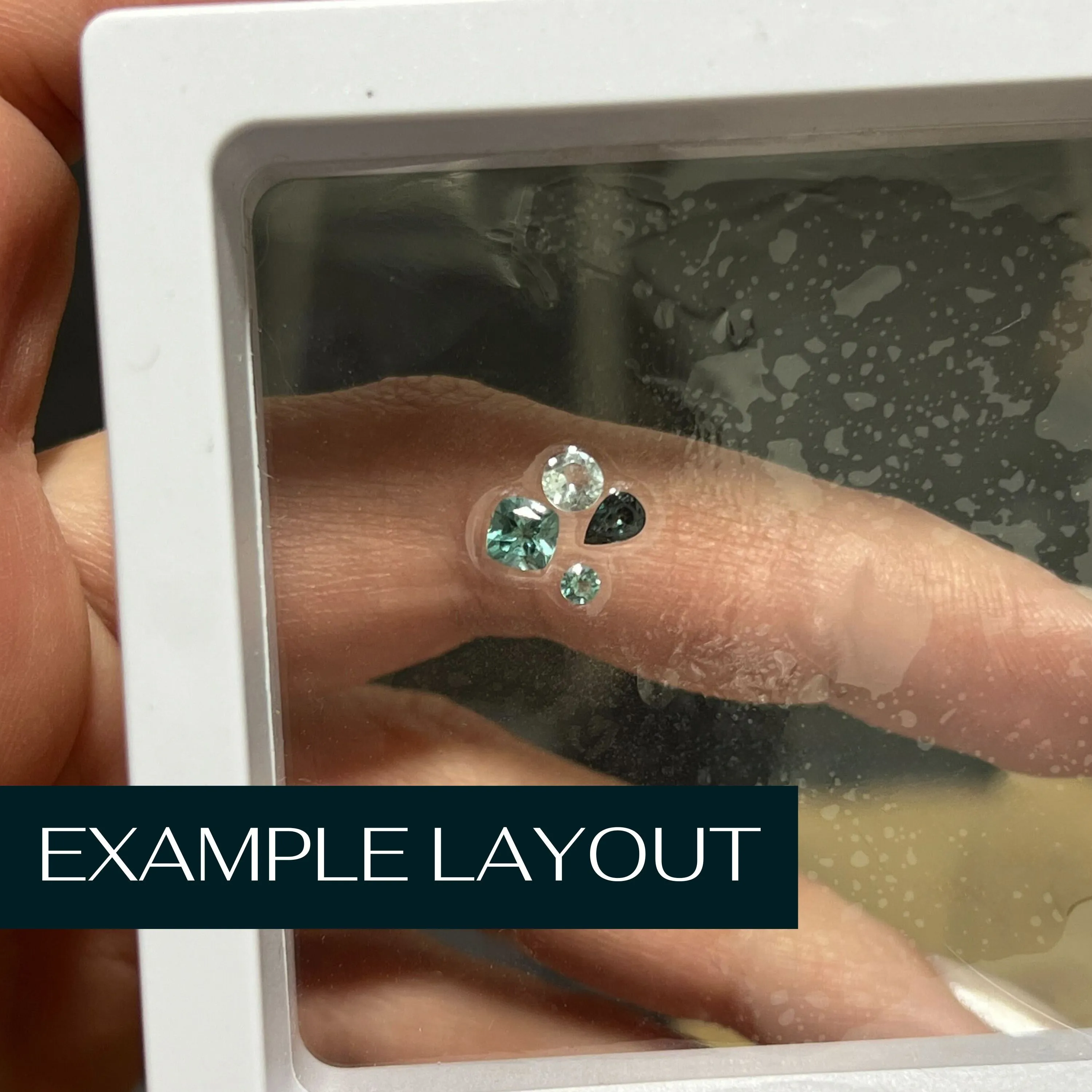 Underwater Garden Ring with Cushion Cut - OOS