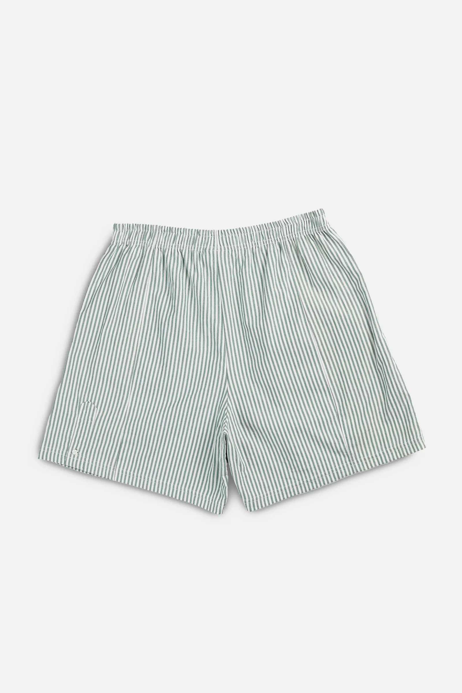 Unisex Rework Oxford Boxer Shorts - L