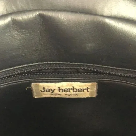 Vintage Jay Herbert Blue Ostrich Leather Bag