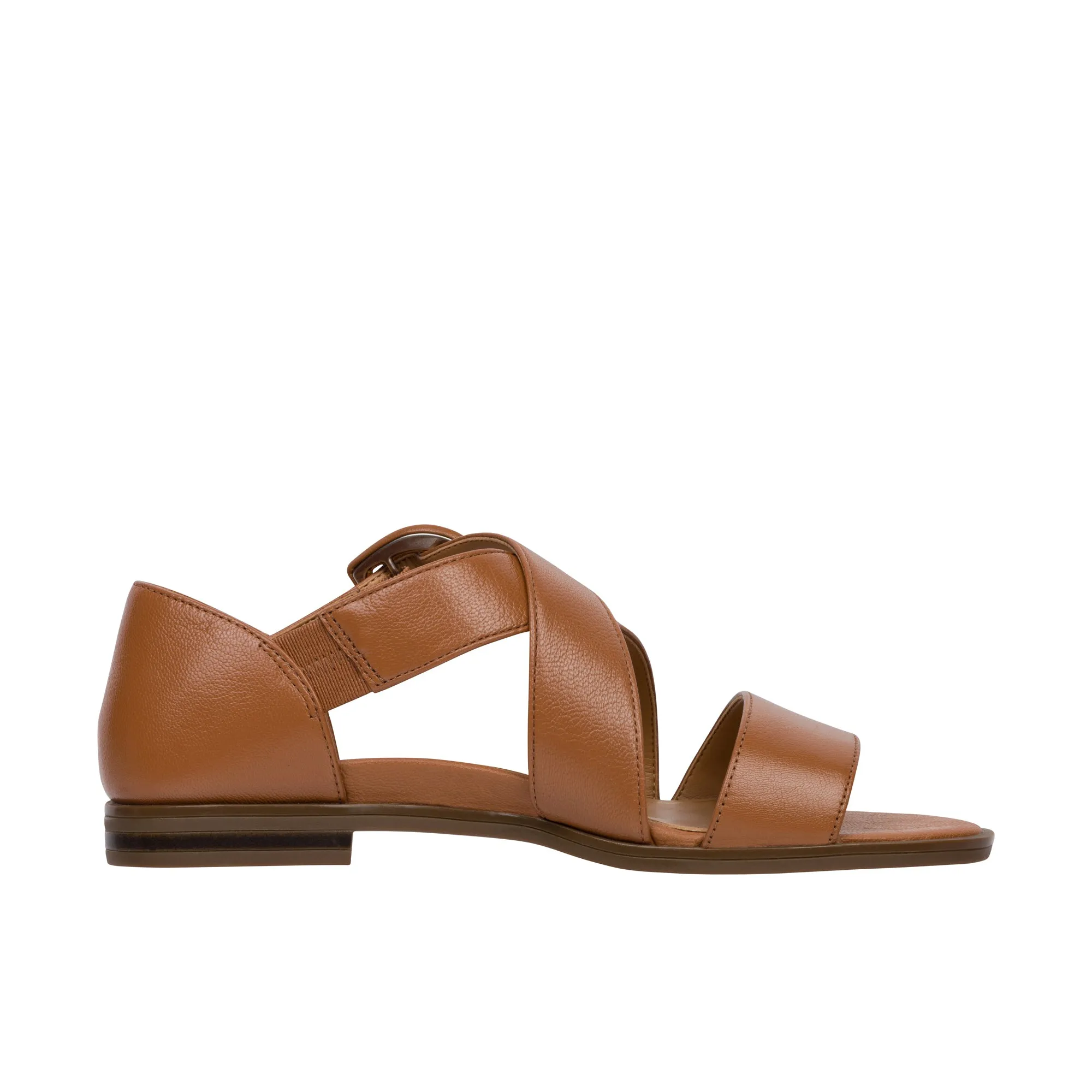 Vionic Womens Pacifica Strappy Sandal Toffee