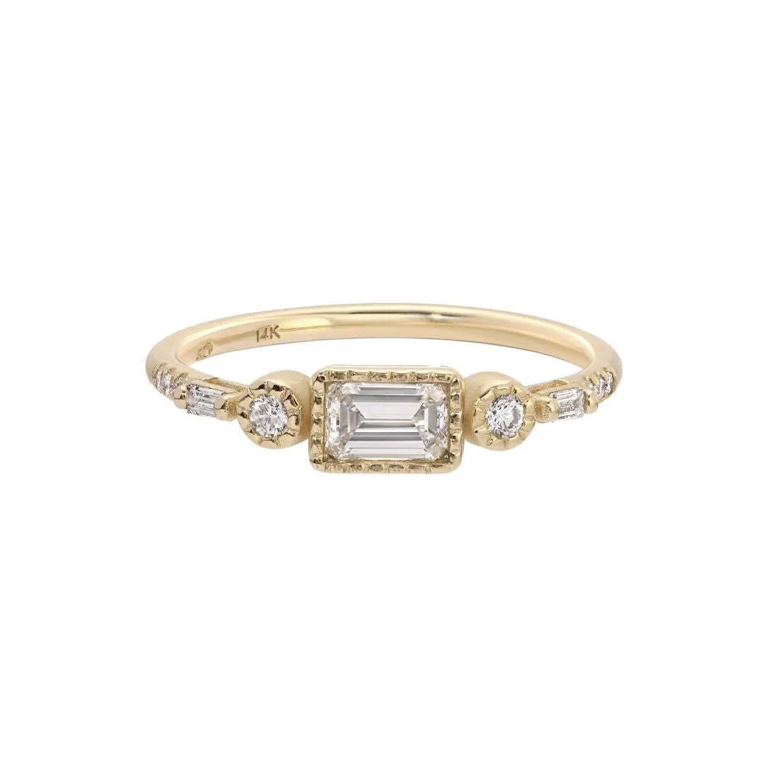 White Diamond Evoke Ring