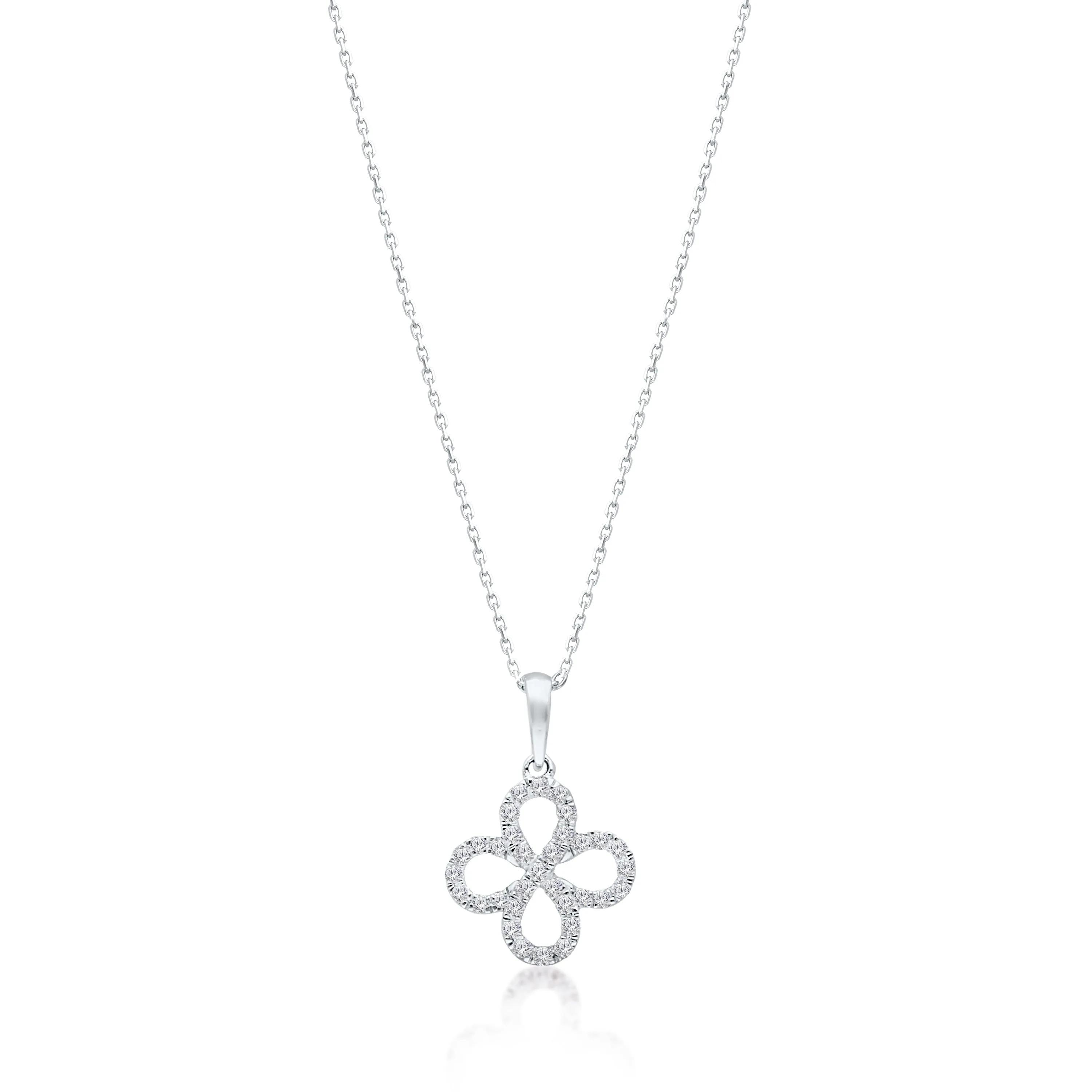 White Gold Diamond Eternal Pendant