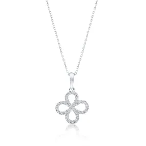 White Gold Diamond Eternal Pendant