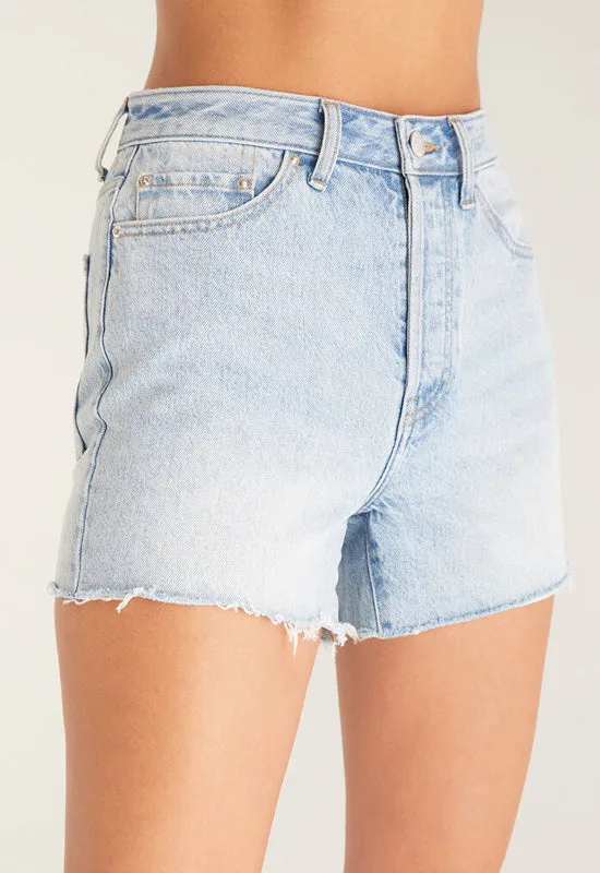 Z Supply - Everyday Hi-Rise Denim Short Sun Bleached Indigo